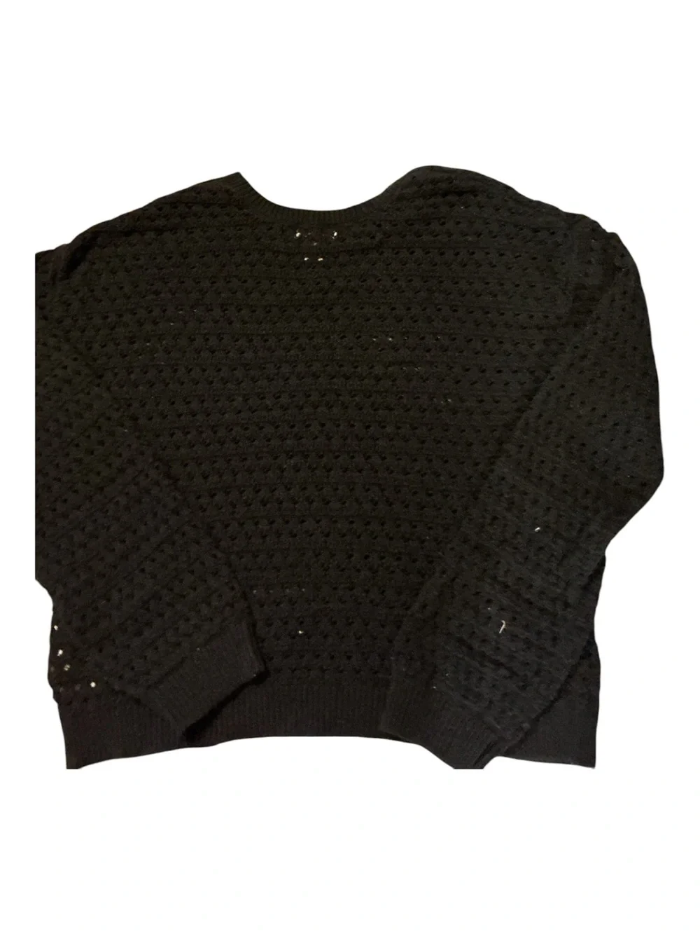 Unbranded Men's Black Knit Crewneck Sweater